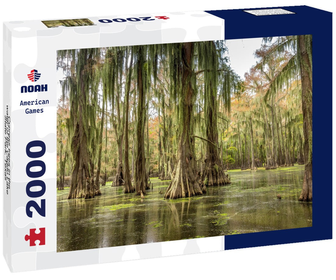 Noah Jigsaw Puzzle Cypress trees in the water of the Caddo Lake State Park, Texas 2000 pieces