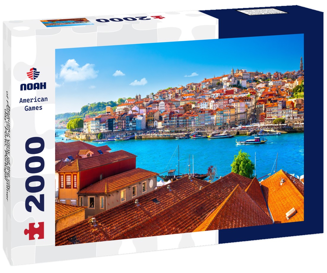 Noah Jigsaw Puzzle Beautiful view of the city of Porto on a beautiful summer day. Porto, Portugal 2000 pieces