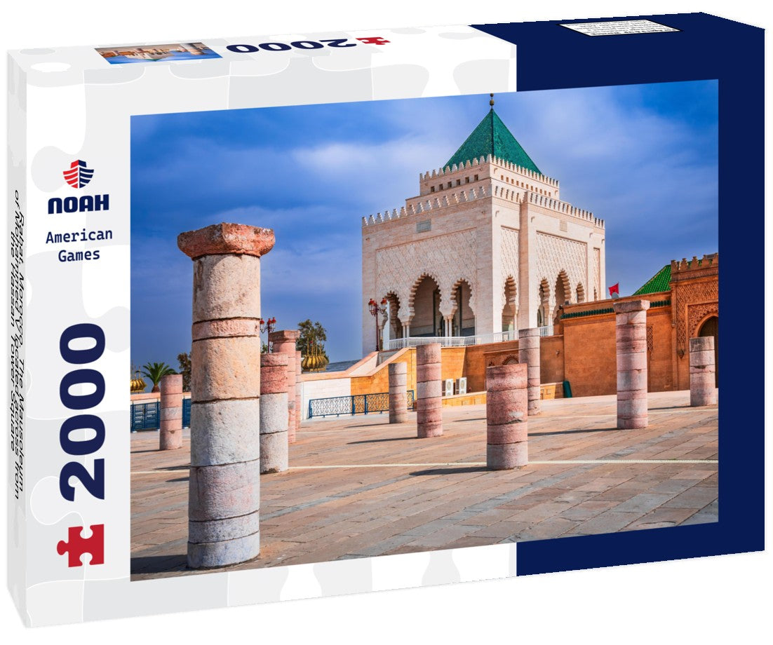 Noah Jigsaw Puzzle Rabat, Morocco. The Mausoleum of Mohammed V located across from the Hassan Tower Square 2000 pieces