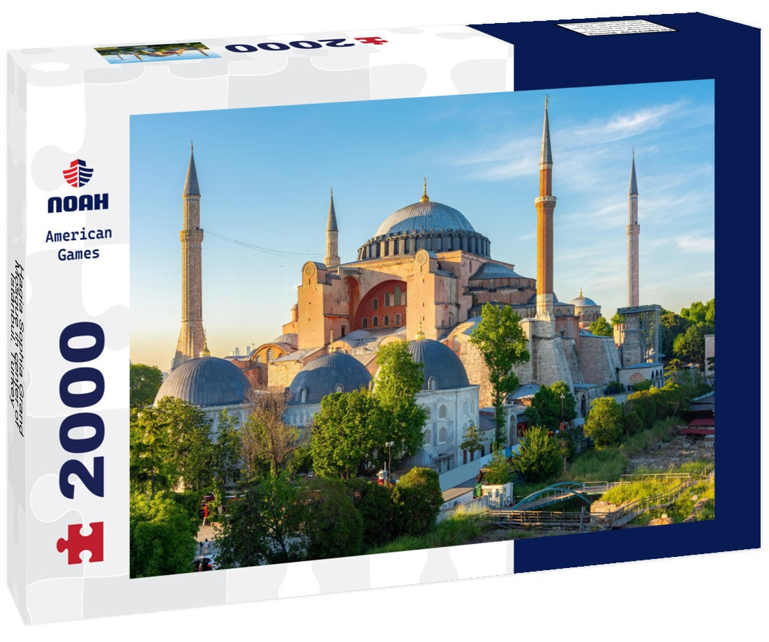 Noah Jigsaw Puzzle Hagia Sophia Grand Mosque in center of Istanbul, Turkey 2000 pieces