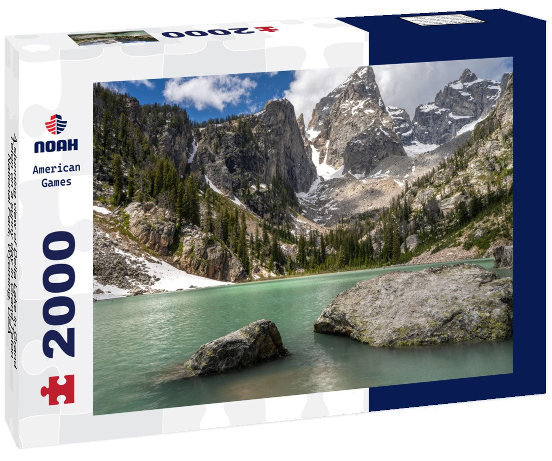 Noah Jigsaw Puzzle A stunning view of Delta Lake in Grand Teton on a sunny day in Grand Teton National Park, Wyoming, USA 2000 pieces