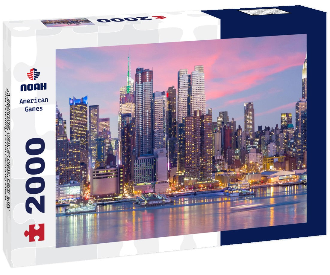 Noah Jigsaw Puzzle A stunning view of New York City, showcasing iconic landmarks and the bustling urban atmosphere 2000 pieces
