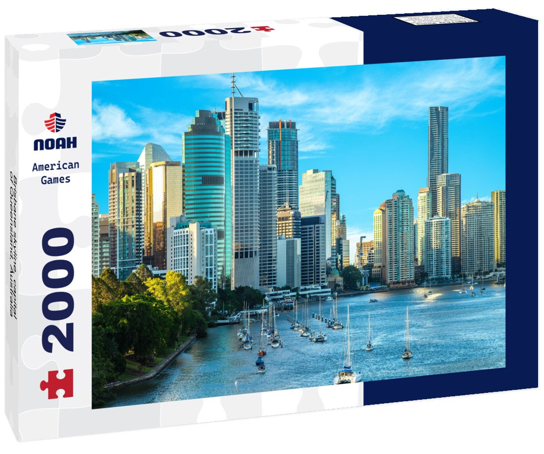 Noah Jigsaw Puzzle Brisbane skyline, capital of Queensland, Australia 2000 pieces