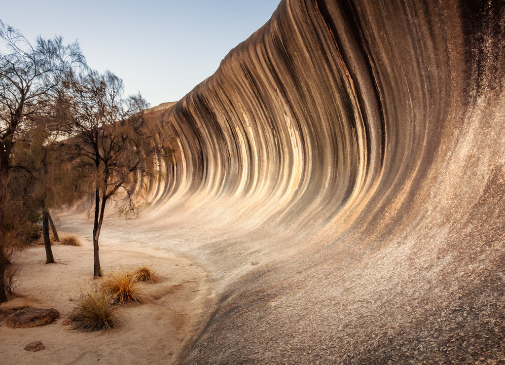 wave rock in western Australia