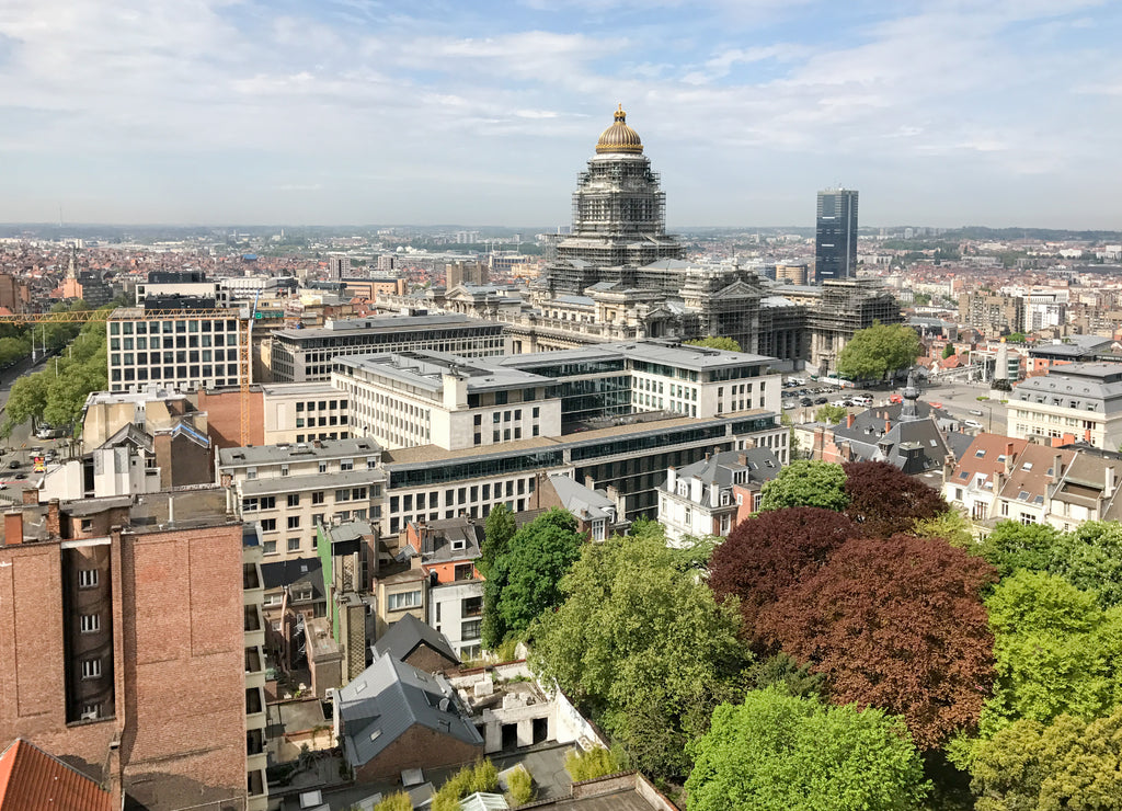 Brussels City Skyline