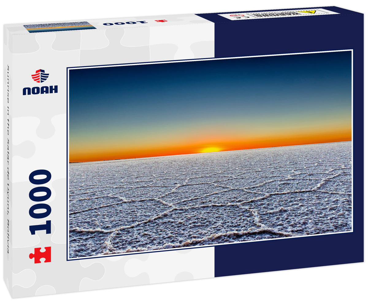 Sunrise in the Salar de Uyuni, Bolivia