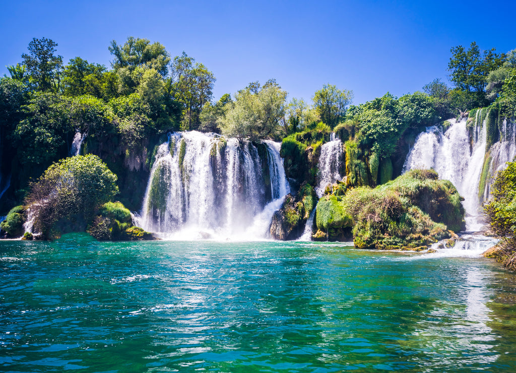 Kravice waterfall on the Trebizat River in Bosnia and Herzegovina