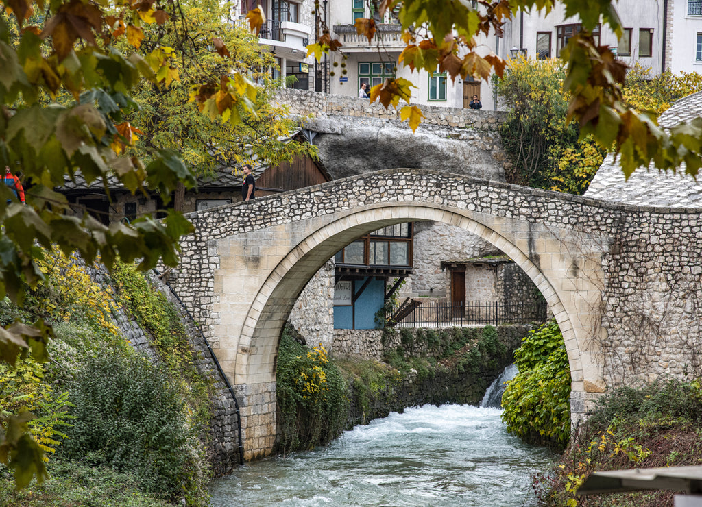 Neretva River Mostar Bosnia and Herzegovina