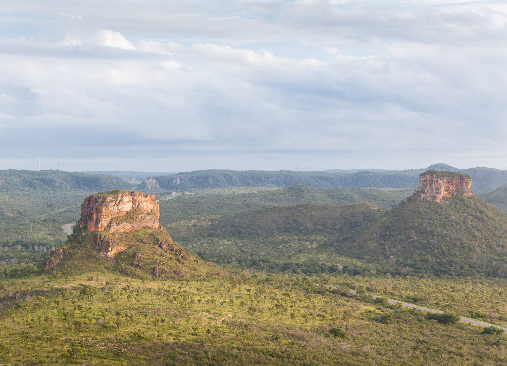 Sight from the top of Chapada's Portal - Carolina, Maranhao, Brazil