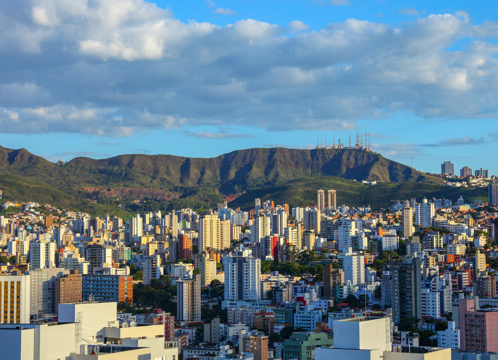 panoramic views of Belo Horizonte, capital of Minas Gerais, Brazil