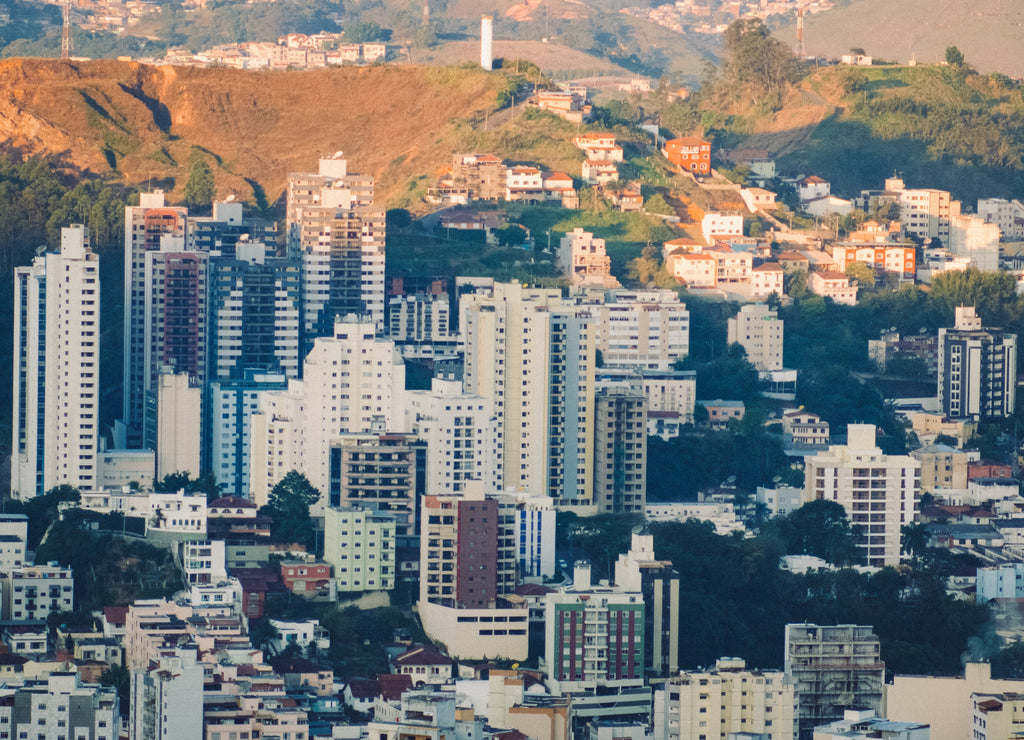 View of the city of Juiz de Fora, Minas Gerais, Brazil
