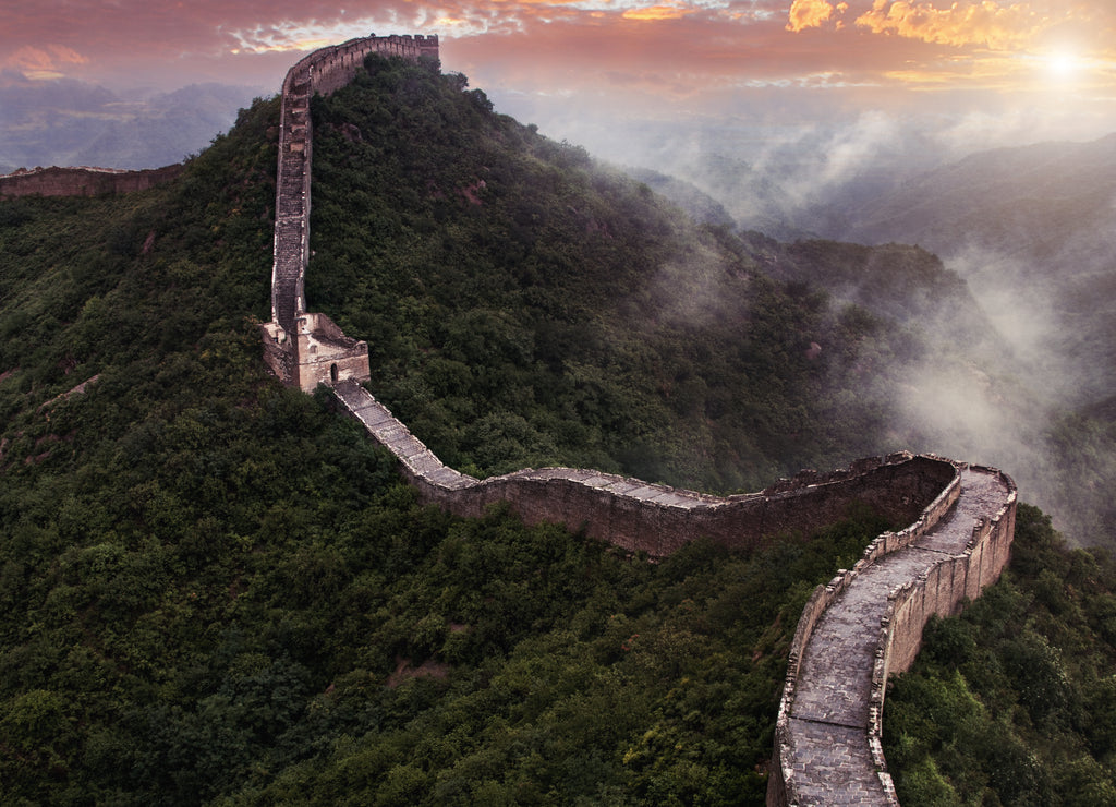 The Great wall of China: 7 wonder of the world