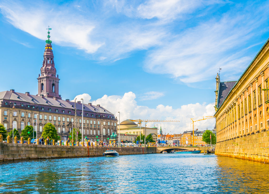Christiansborg Slot Palace in Copenhagen, Denmark