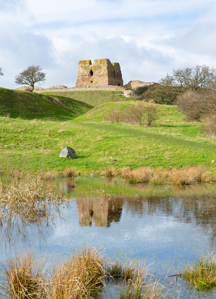 The historic Kalø Castle in Mols Bjerge National Park, Djursland, Denmark