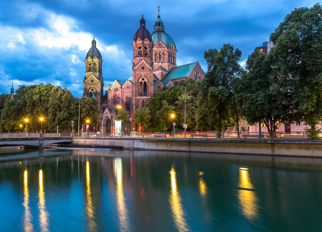 St. Lukas pink church Munich