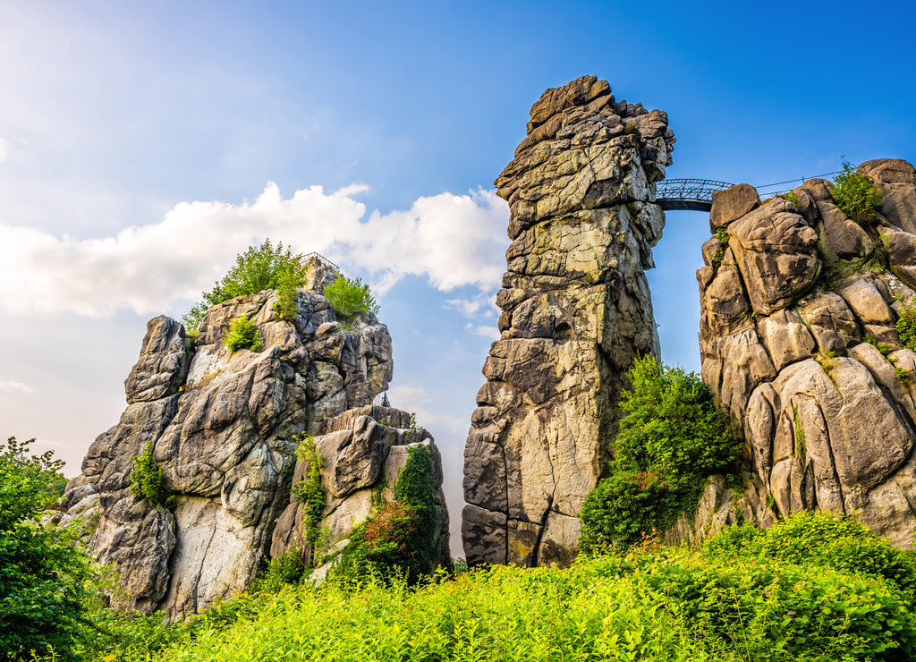 Externsteine in Teutoburg Forest, Germany