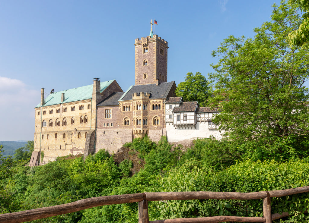 Die Wartburg in der Lutherstadt Eisenach, Thüringen
