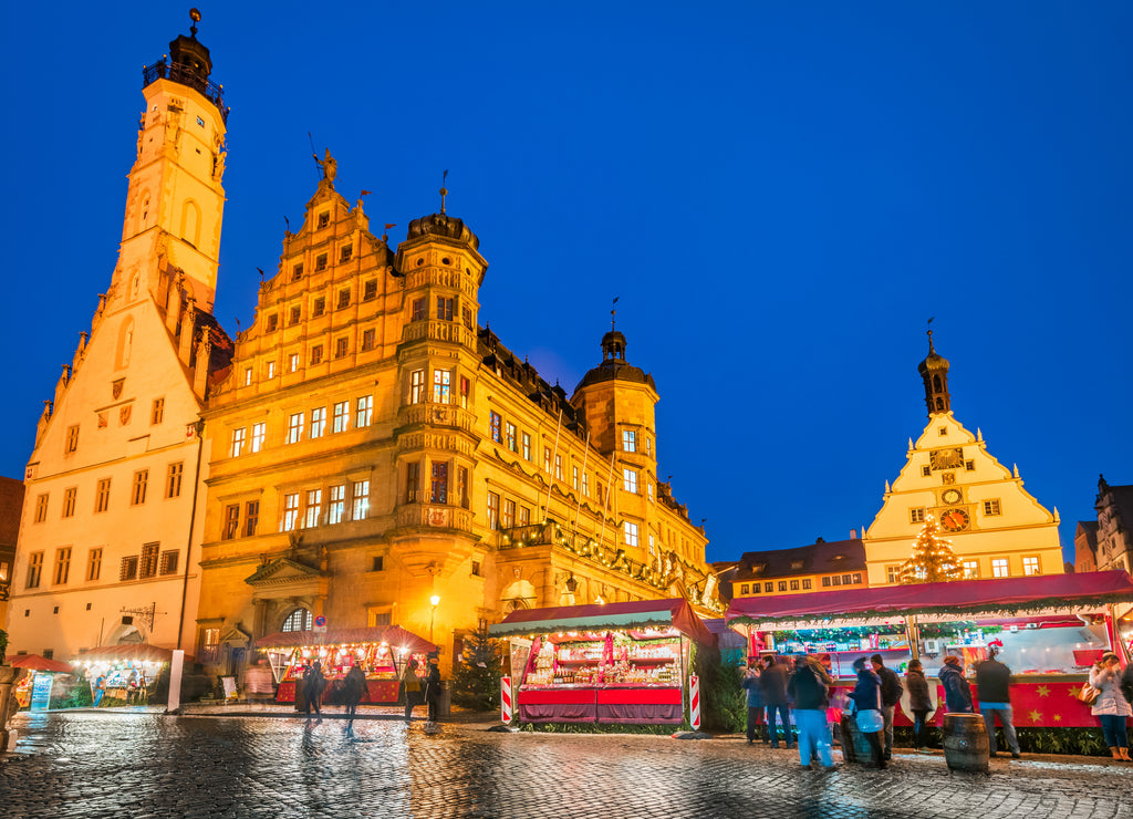 Rothenburg ob der Tauber, Christmas Franconia, Germany