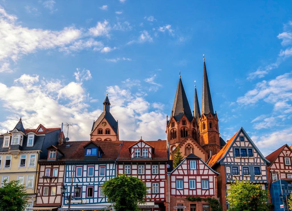 Gelnhausen Cityscape, Frankfurt Germany Hesse - Old town