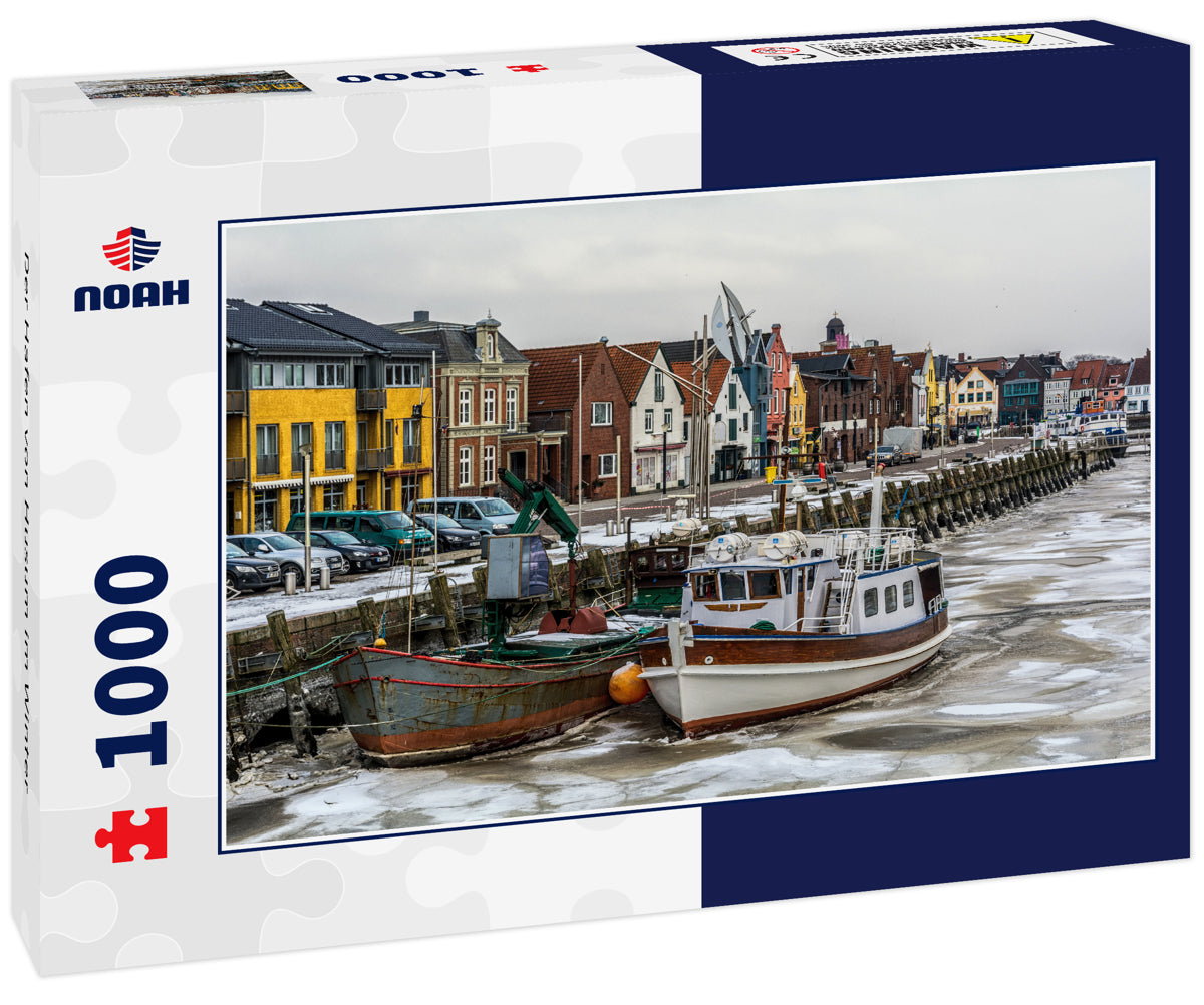 Der Hafen von Husum im Winter