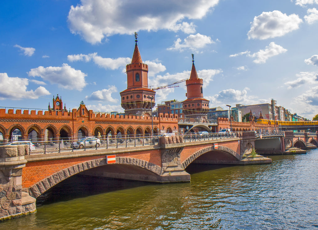 Oberbaum bridge in Berlin, Germany
