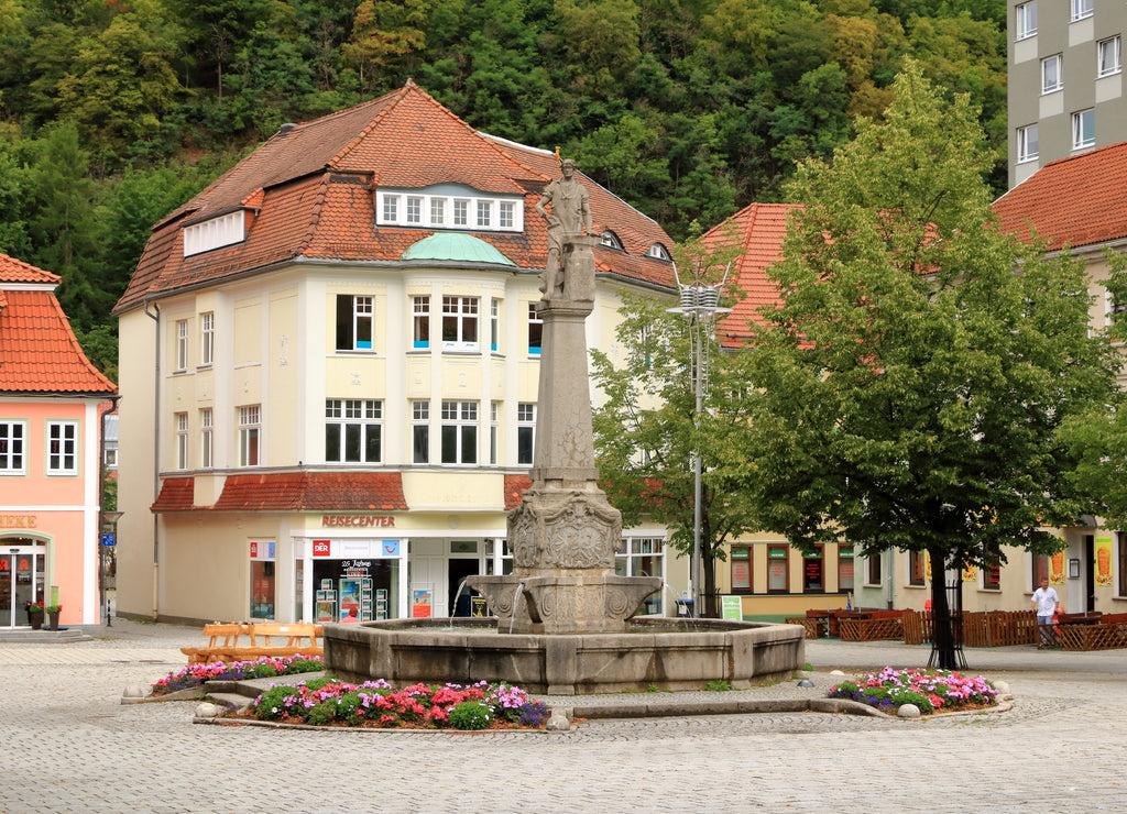 Old town of Suhl in Germany
