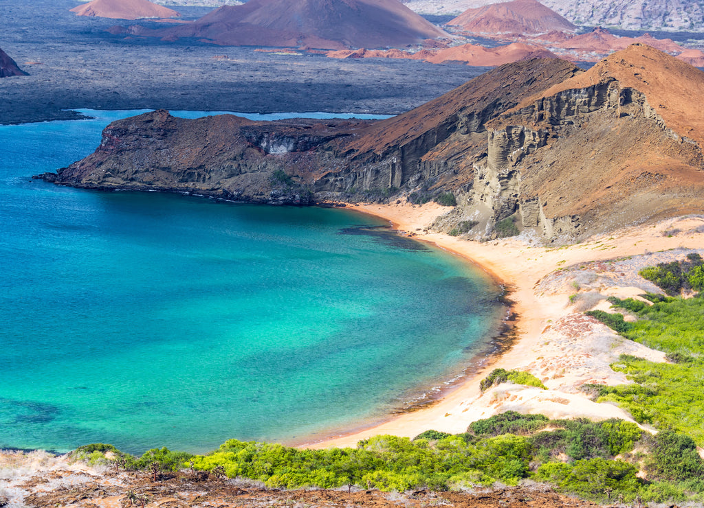 Beautiful Coast View in Galapagos, Ecuador