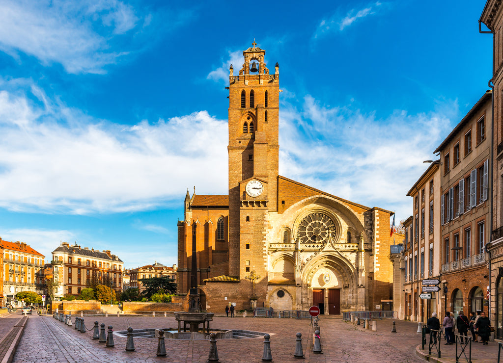 Cathédrale Saint-Étienne à Toulouse en Midi-Pyrénées, Occitanie en France