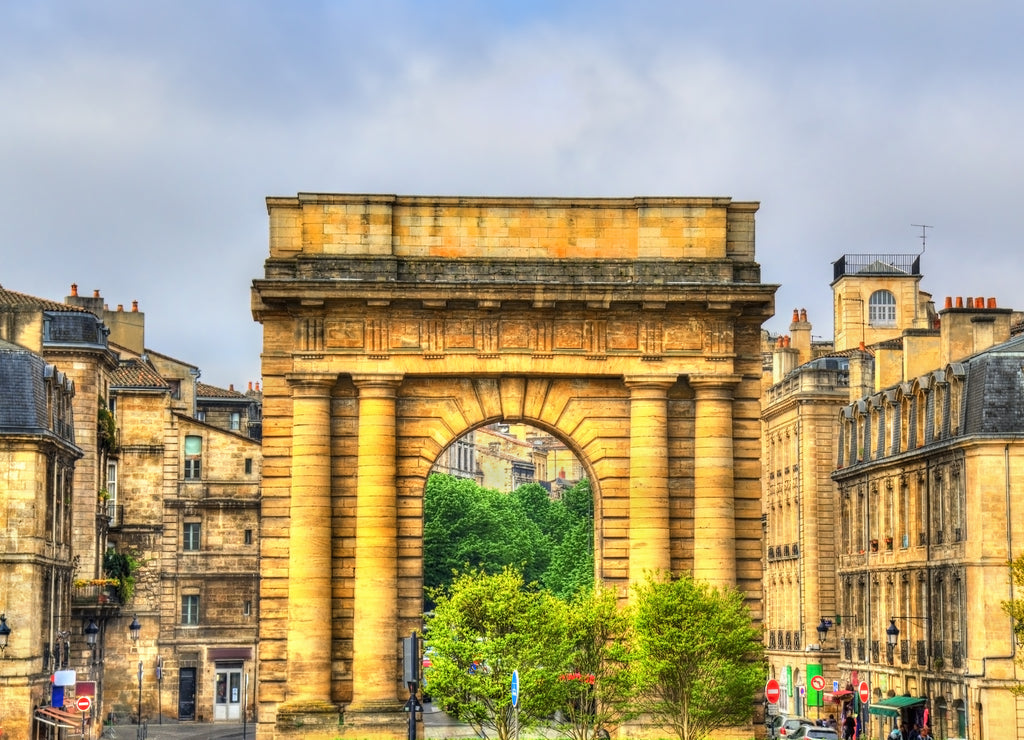 Porte de Bourgogne in Bordeaux, France