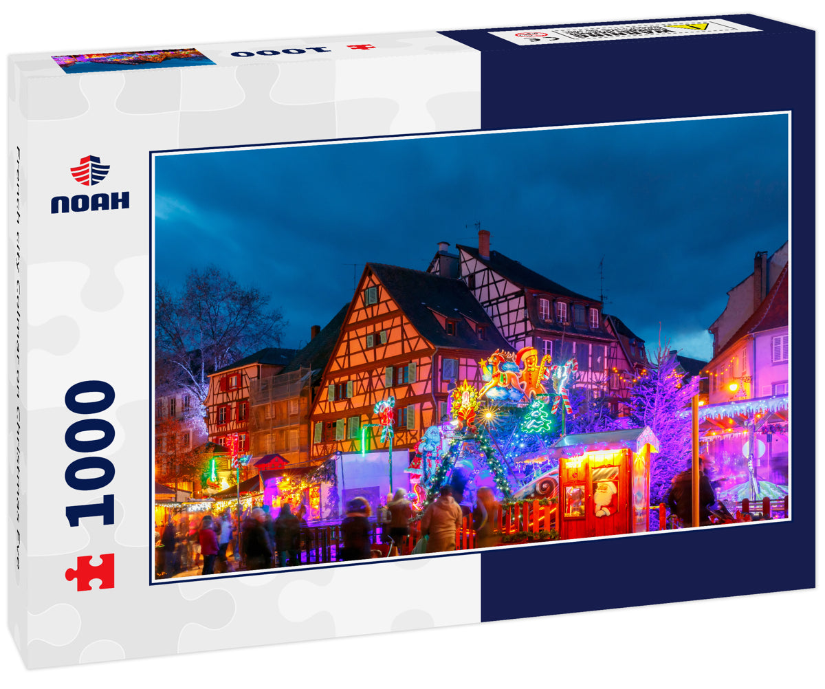 French city Colmar on Christmas Eve