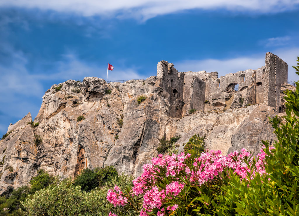 Les Baux-de-Provence, castle in Provence, France