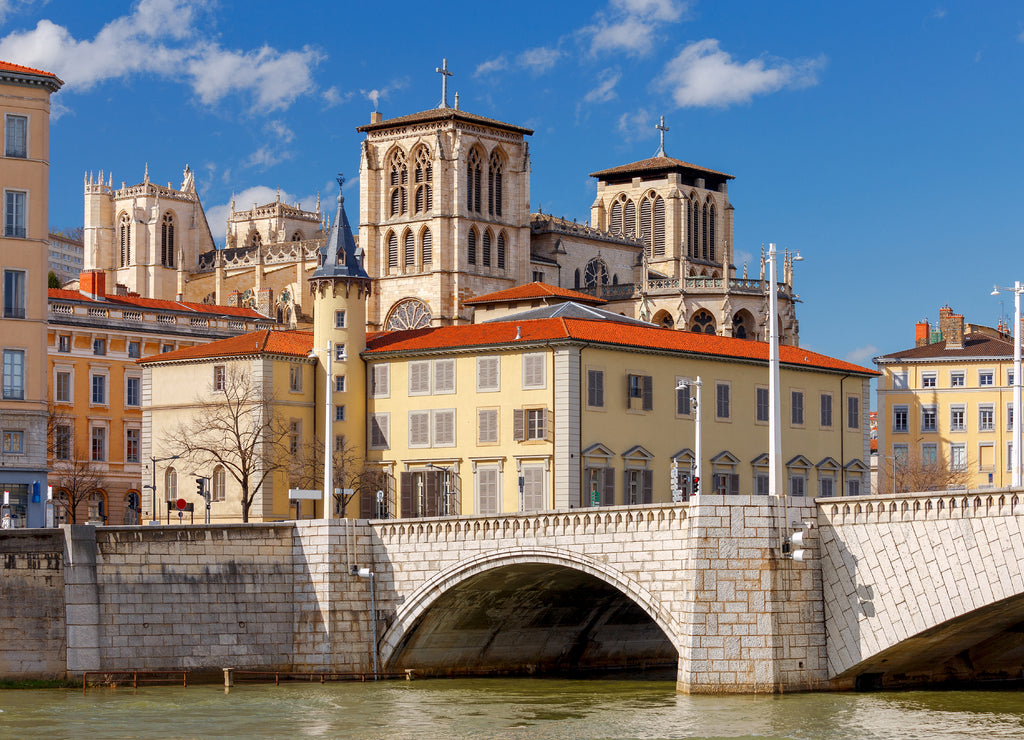 Lyon. The city embankment