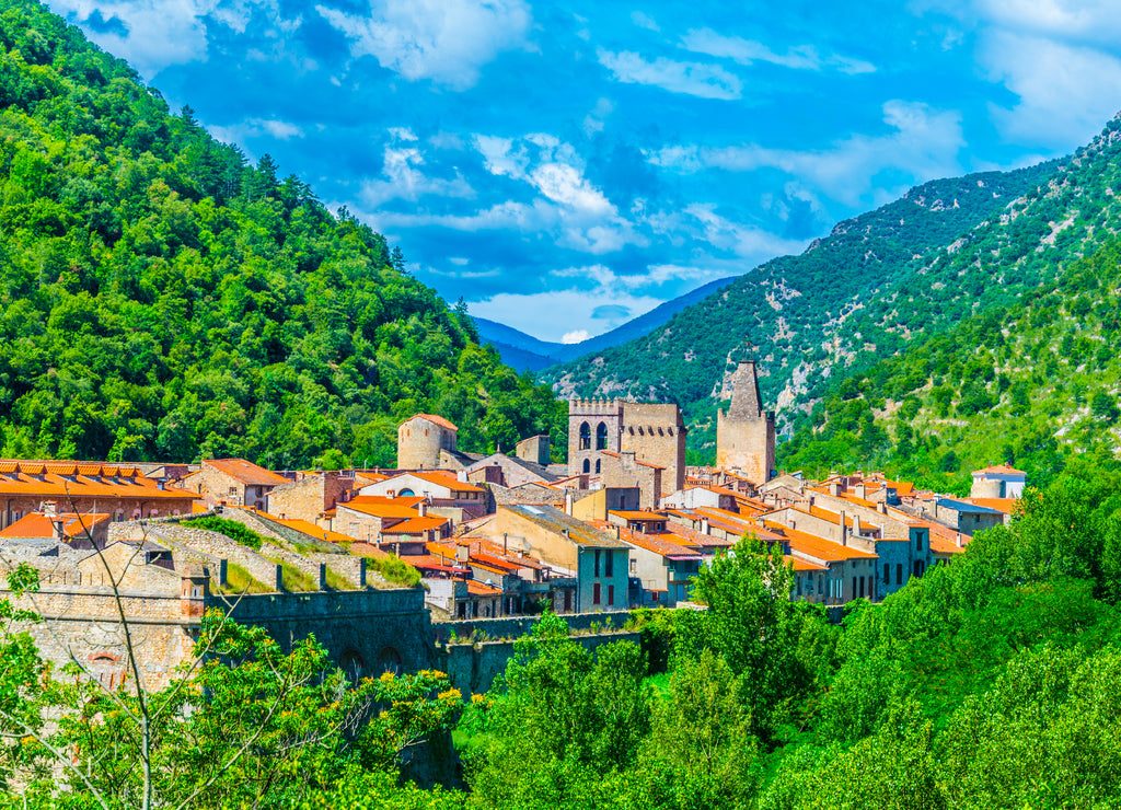 Villefranche de Conflent village in France