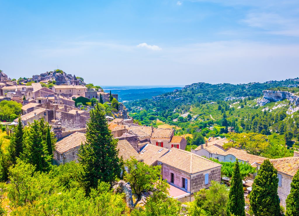 Medieval village of Les Baux des Provence in France