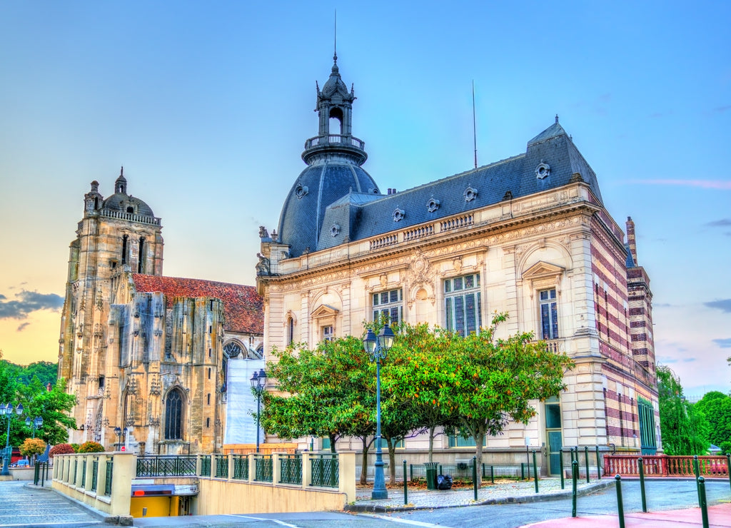 Historic buildings in Dreux, France