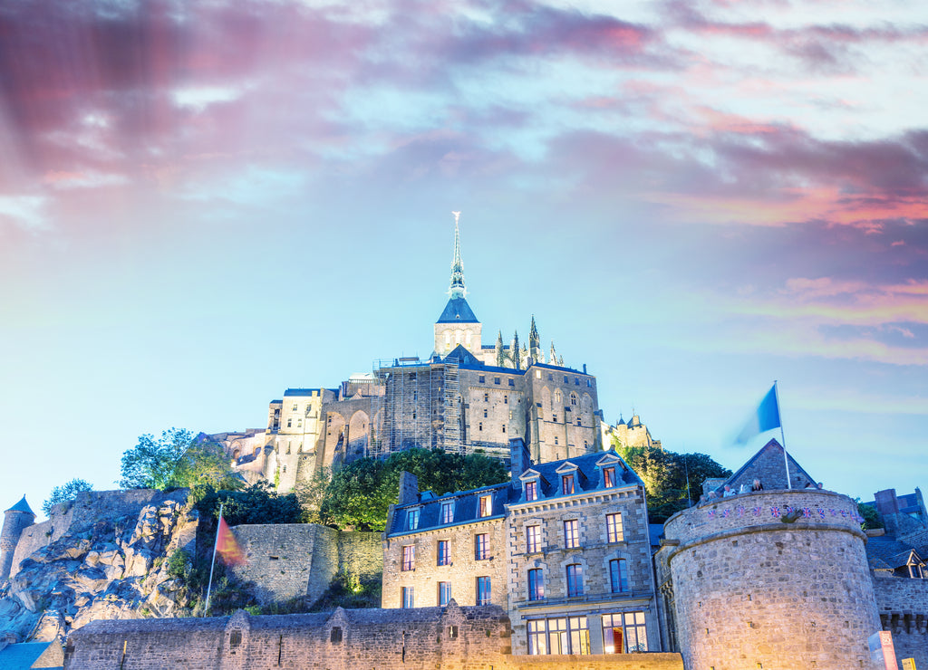 Fortress of Mont Saint-Michel, Normandy, France