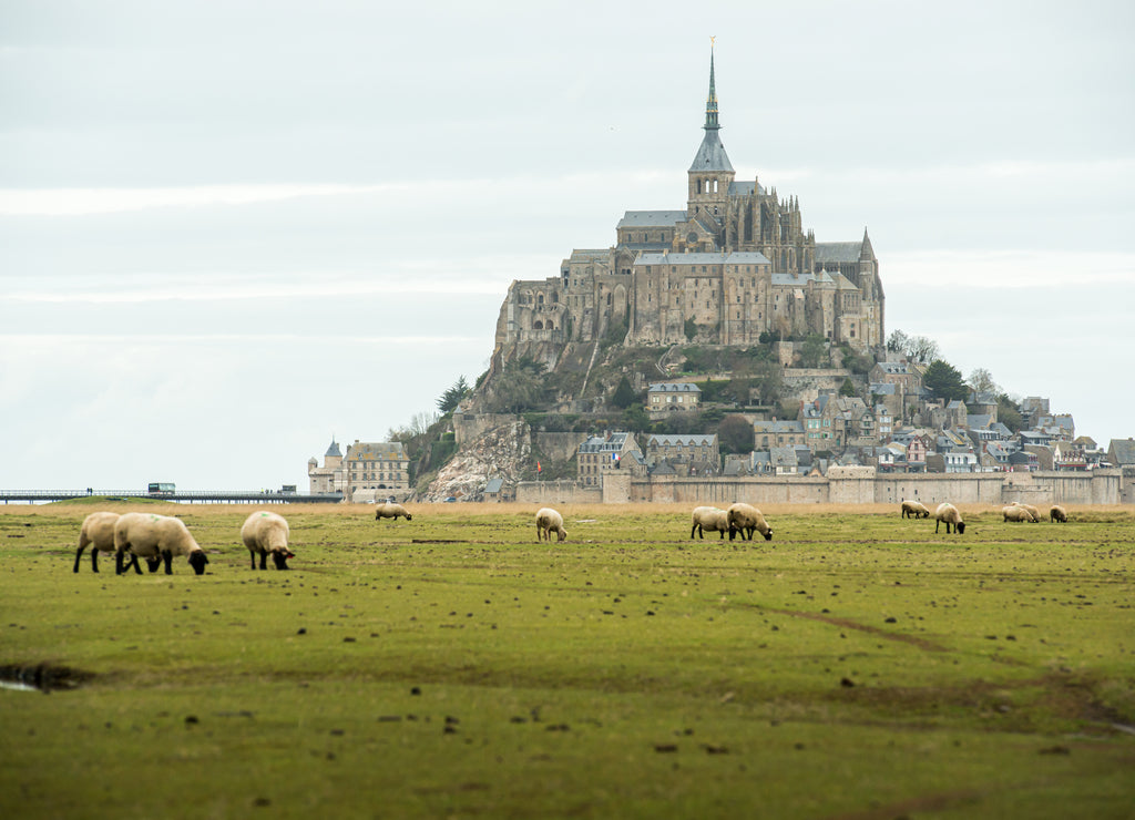 View of the Mont Saint-Michel, France