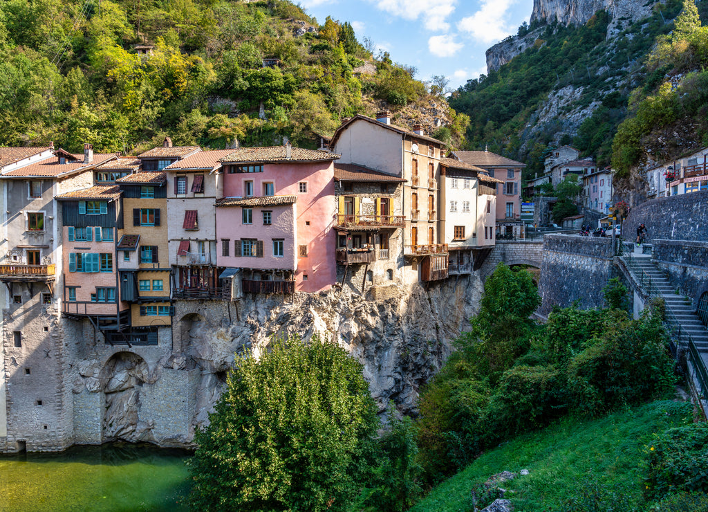 Pont en Royans in the Vercors national park, Rhone-Alpes, France