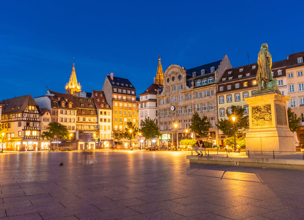 Cityscape of Strasbourg in France