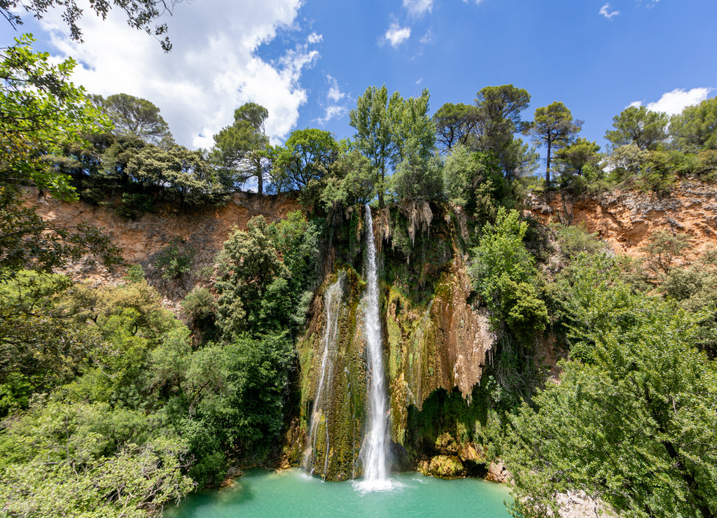 Waterfall of Sillans-la-Cascade, Provence, south of France
