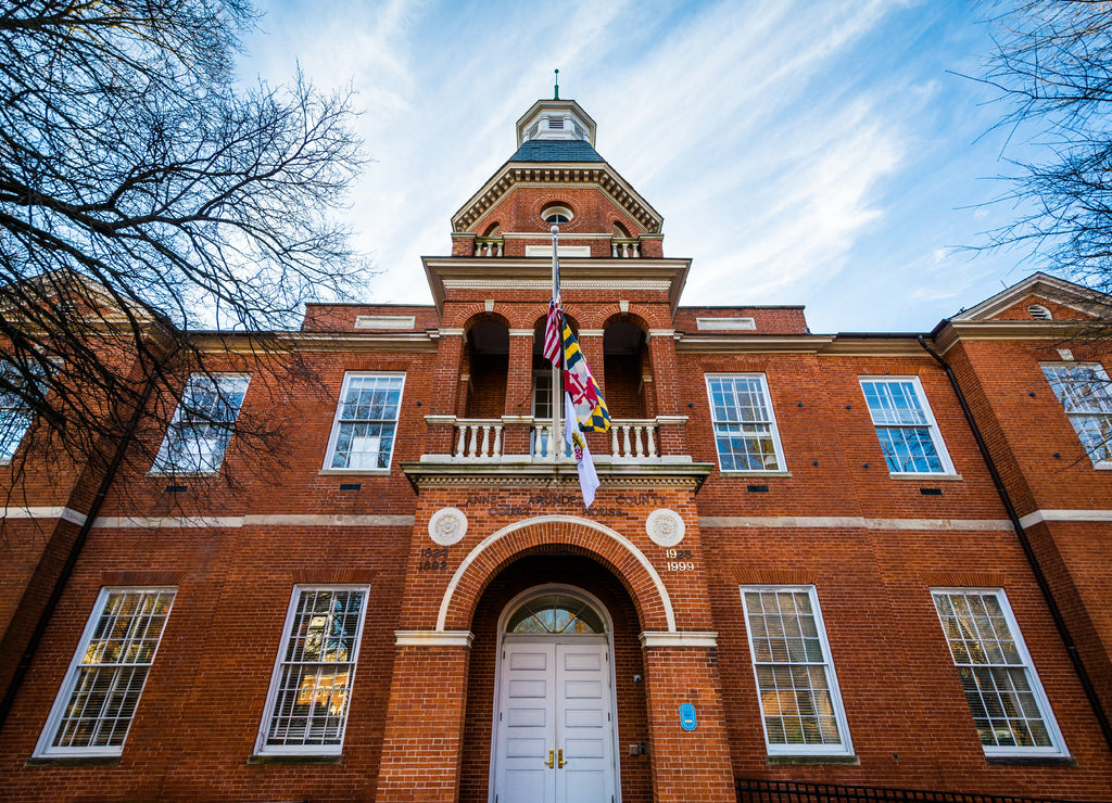 The Anne Arundel County Court House, in Annapolis, Maryland