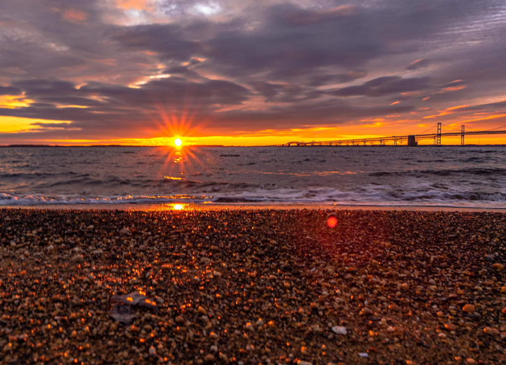 Sunrise at Sandy Point Park Annapolis Maryland