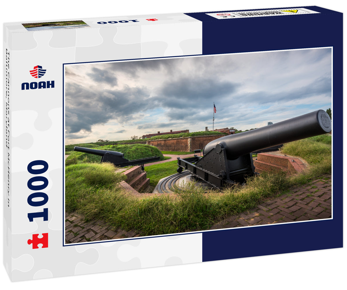 The Cannons at Fort McHenry in Baltimore, Maryland