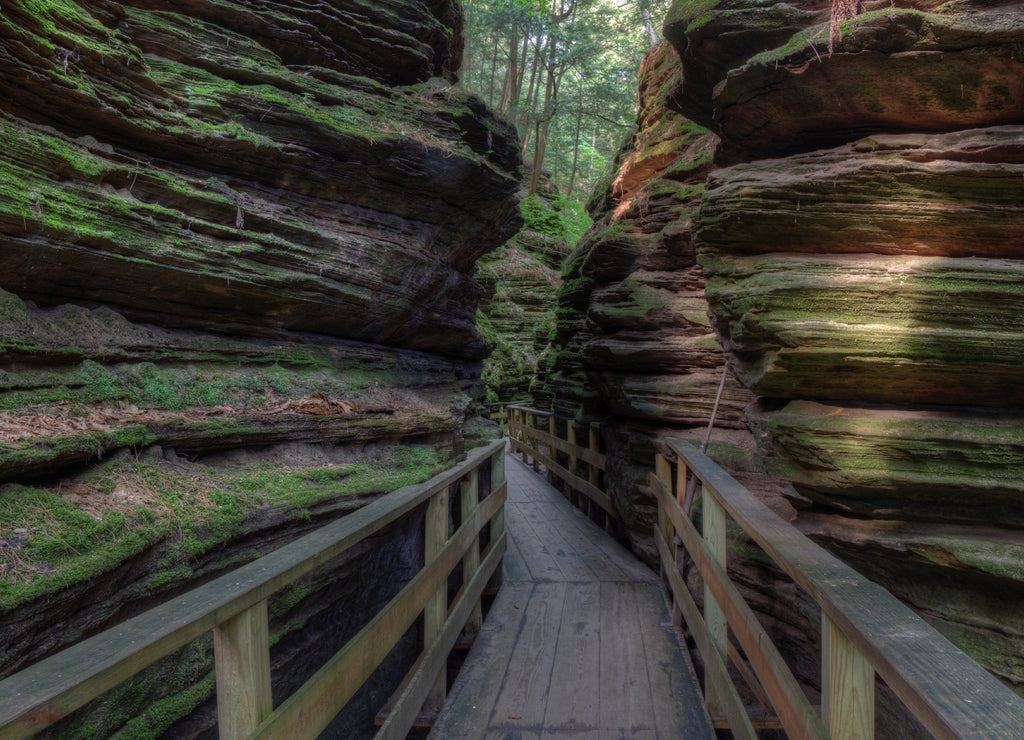 Witches Gulch is a hidden Attraction in Wisconsin Dells and can only be reached by Boat