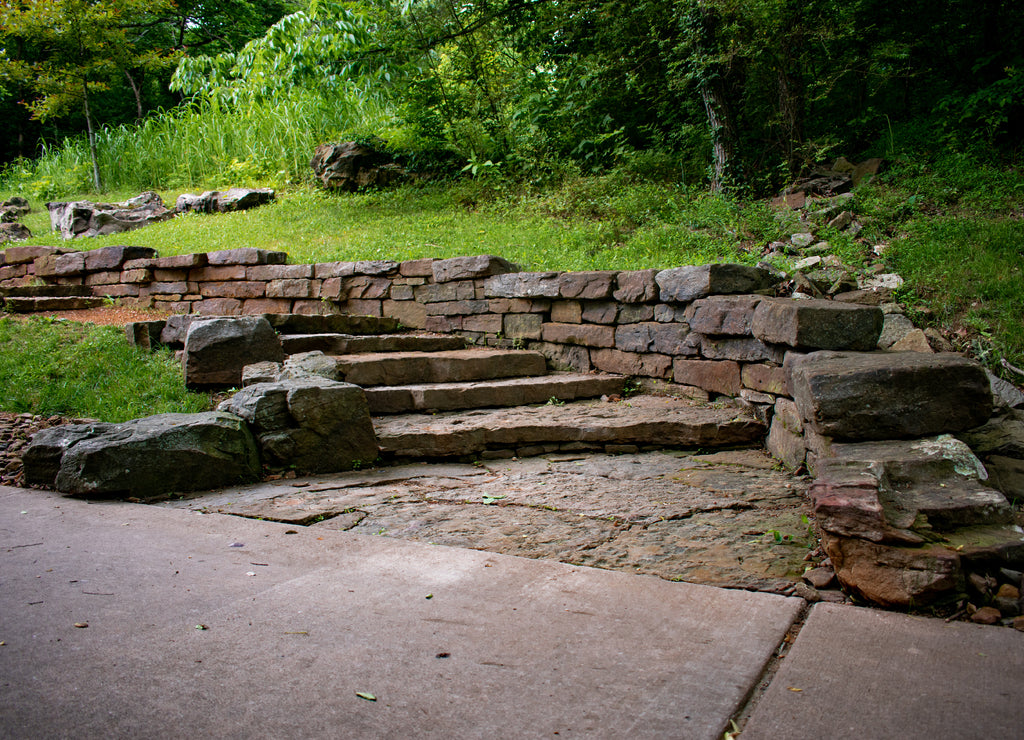Stone Steps, Crystal Bridges, Bentonville, Arkansas