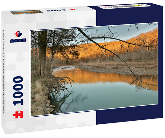 Lee creek in winter season Arkansas