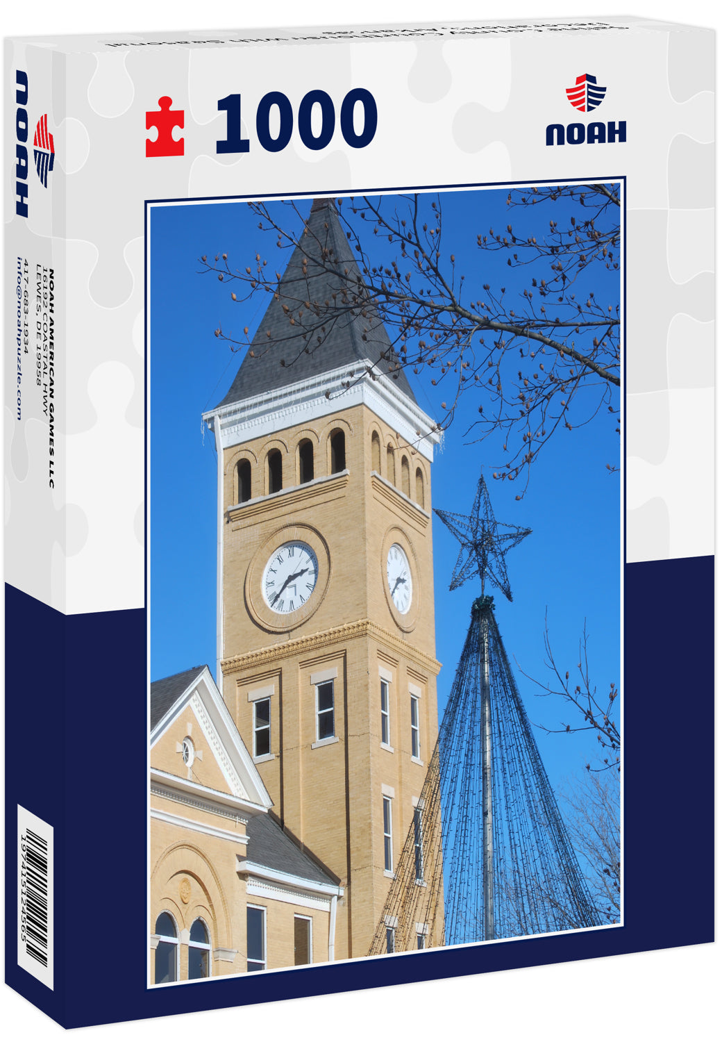 Saline County Courthouse with Seasonal Decorations, Arkansas