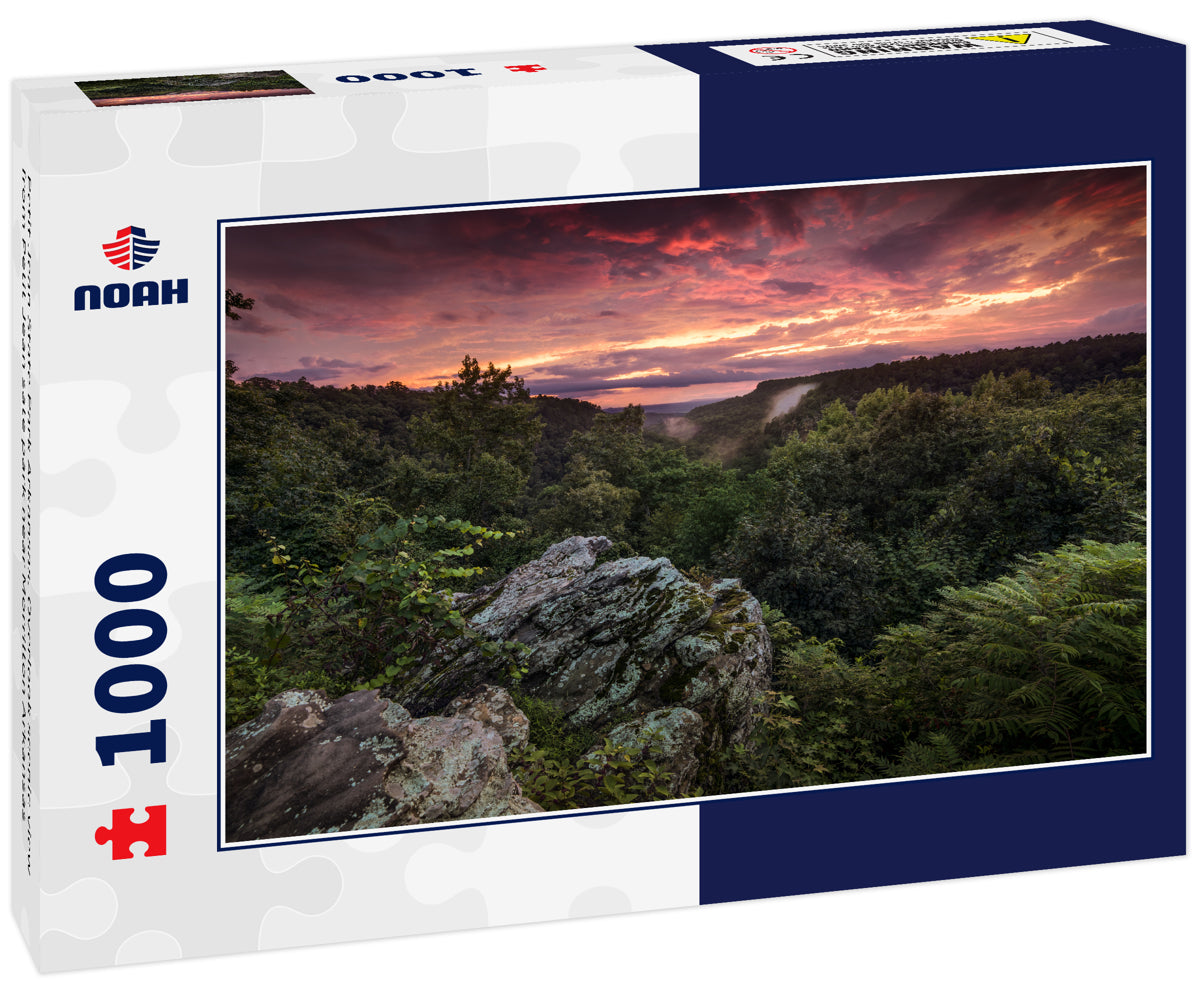 Petit Jean State Park Arkansas. Overlook scenic view from Petit Jean sate park near Morrilton Arkansas