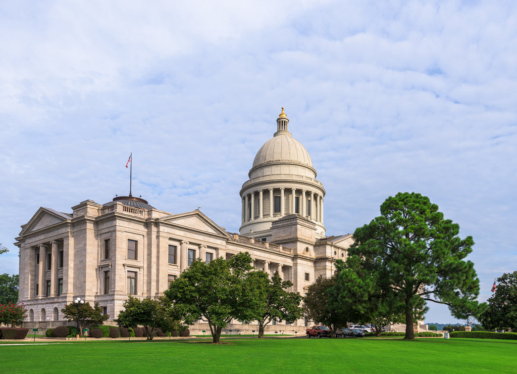 Little Rock, Arkansas, USA at the State Capitol