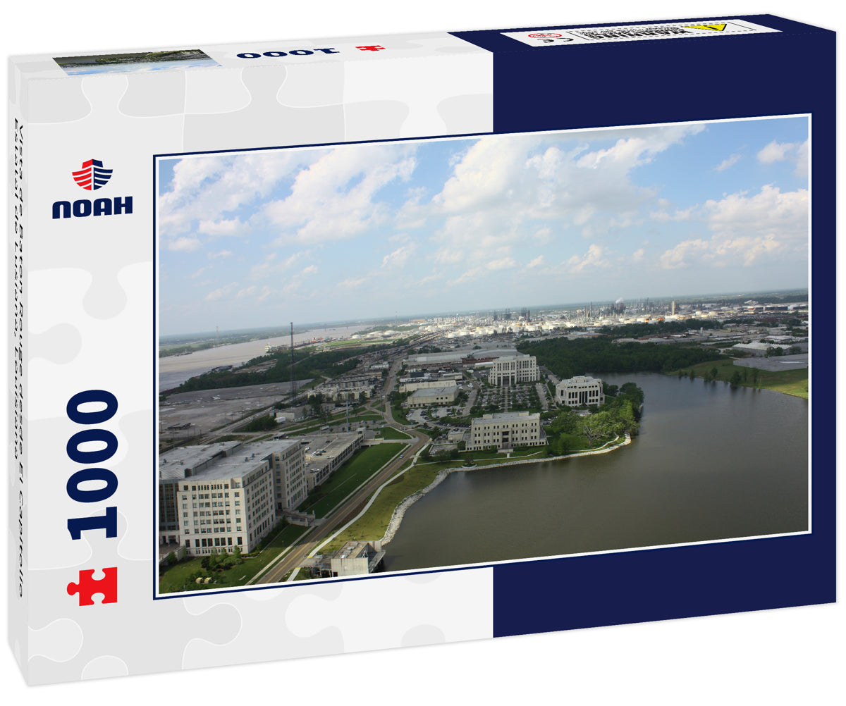 Vista de Baton Rouge desde El Capitolio Estatal de Lusiana, Louisiana